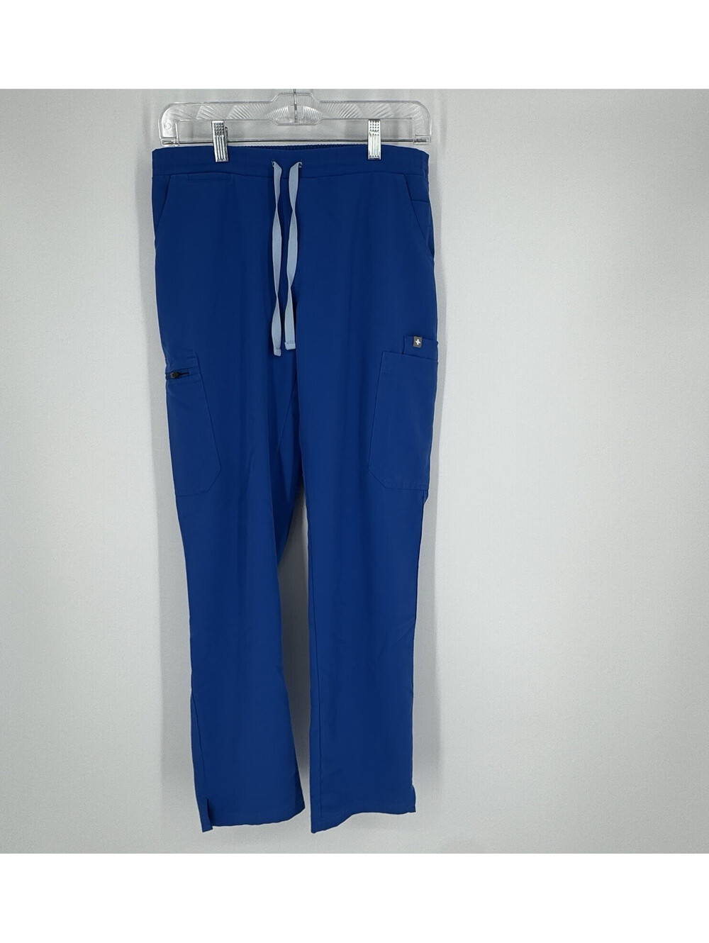 Figs Yola Scrubs Pants Royal Blue Technical Collection Medical Women's Size S
